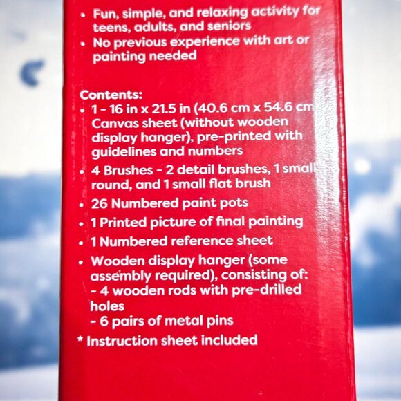 Artist's Loft Paint-By-Number Kit - Santa & Reindeer - 16 x 20 - Canvas - Picture 8 of 8